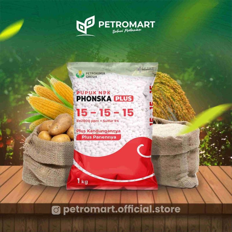 Pupuk NPK Phonska Plus 15-15-15