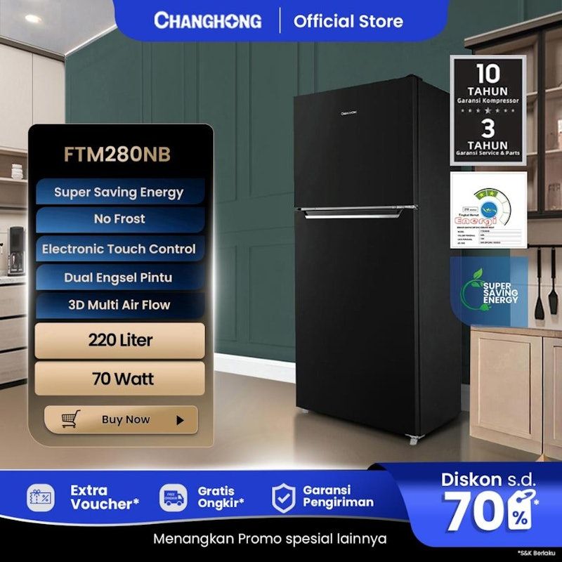 Changhong | Kulkas 2 Pintu