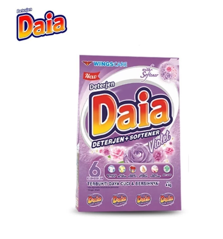 Daia | Deterjen + Softener Violet Passion 4 kg