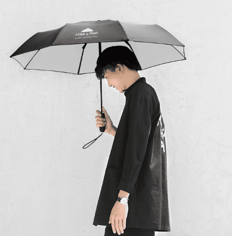 Hike N Run Payung Lipat Kecil Otomatis Anti UV Lipat Dua Premium