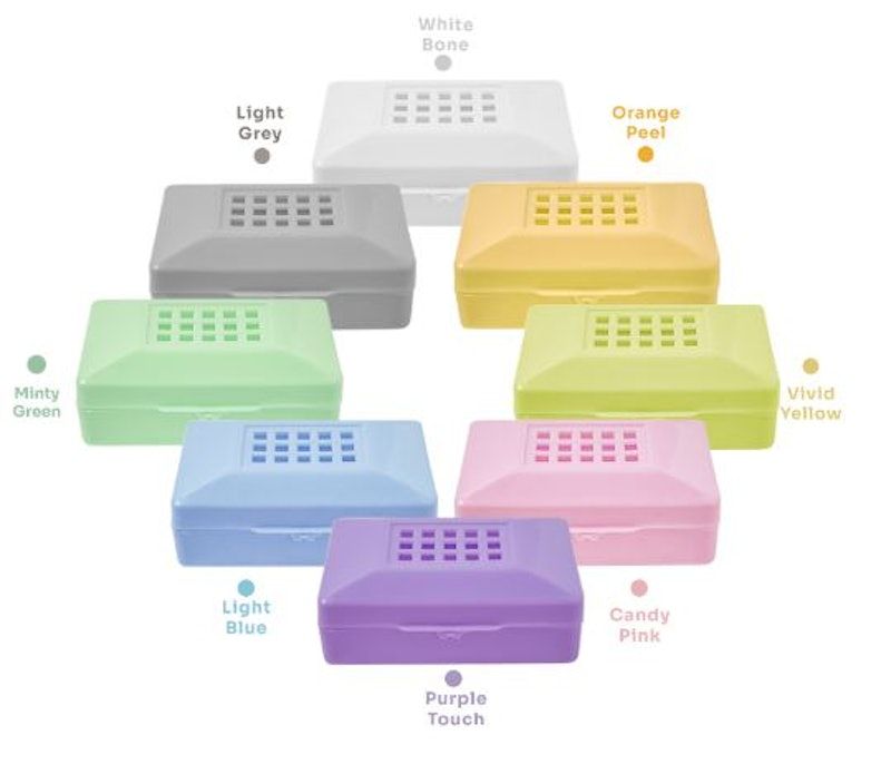 Kotak Sabun Square Pastel