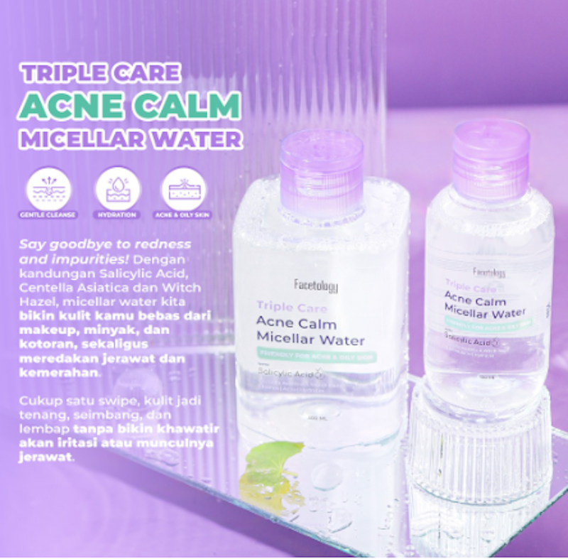 Facetology | Triple Care Acne Calm Micellar Water