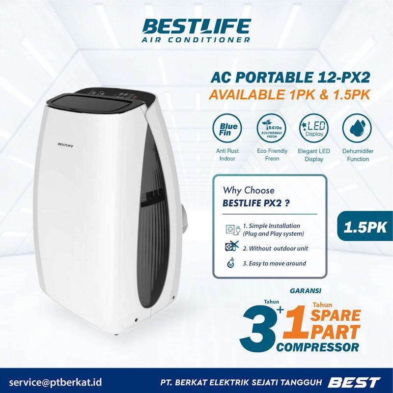 BESTLIFE AC Portable 1,5 PK