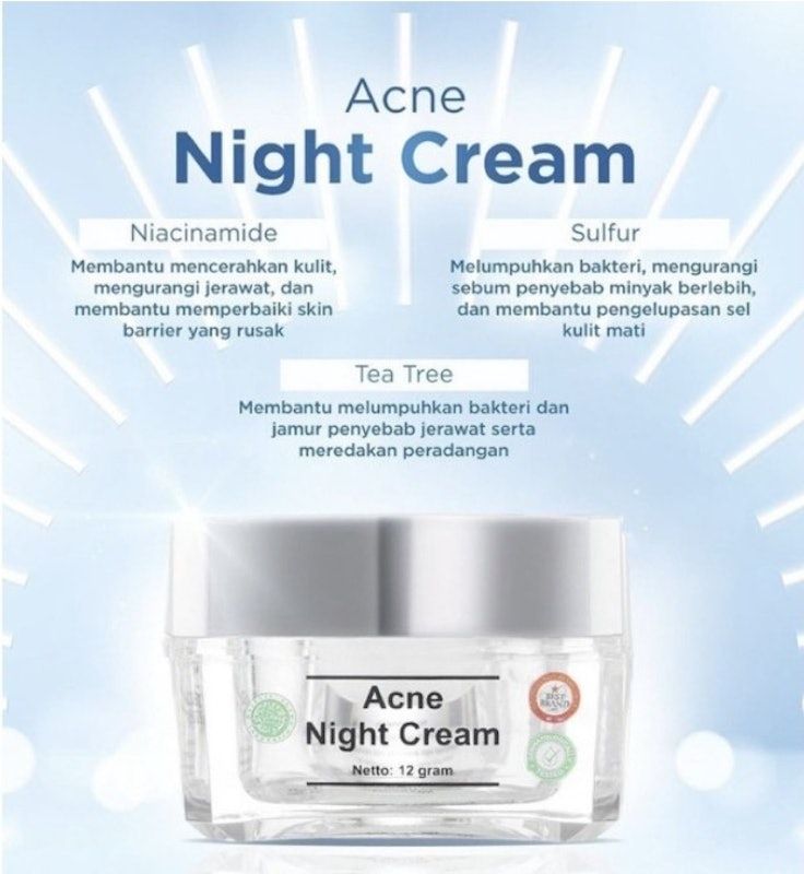 MS Glow | Acne Night Cream