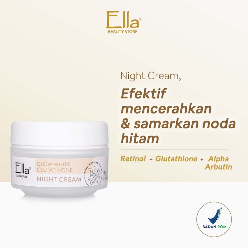 Ella Skincare | Glow White Glutathione Night Cream