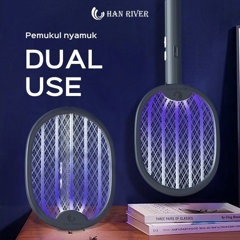HAN RIVER Raket Nyamuk Multifungsi