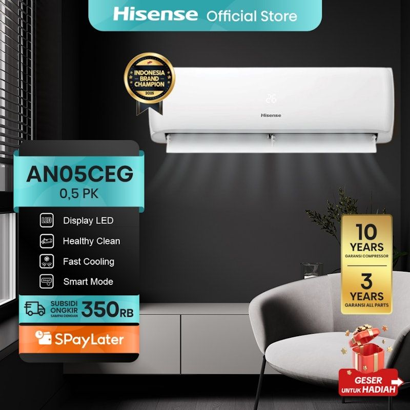 Hisense | AC Air Conditioner Standard 0.5 PK