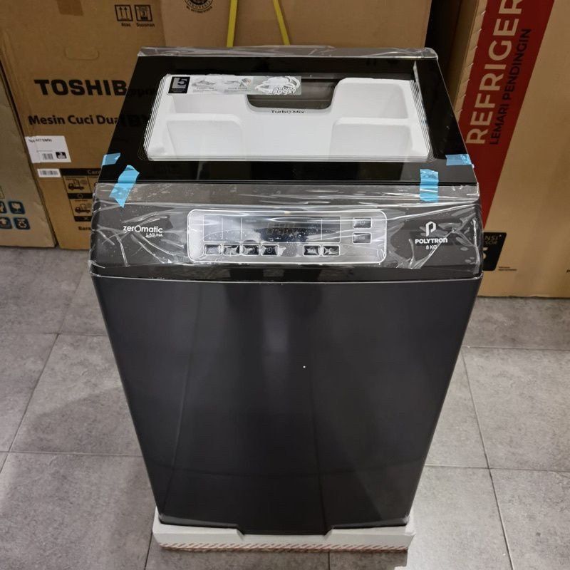 Polytron | Polytron Mesin Cuci 1 Tabung Zeromatic Laguna Series Hijab 10 kg