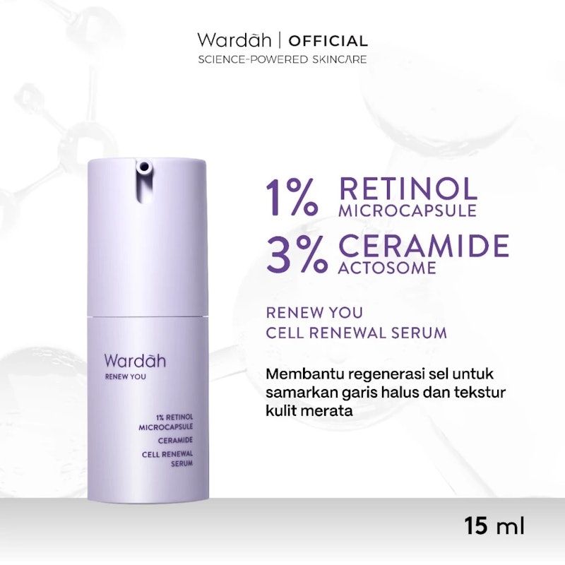 Wardah | Renew You 1% Retinol Microcapsule Ceramide Cell Renewal Serum