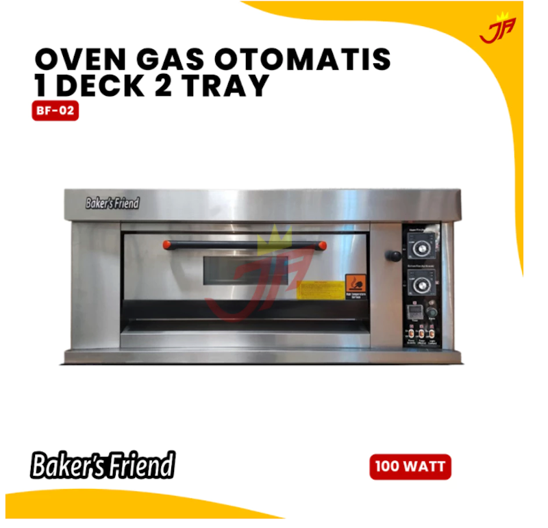 Baker Friend Oven Gas Deck 2 Loyang Alpha