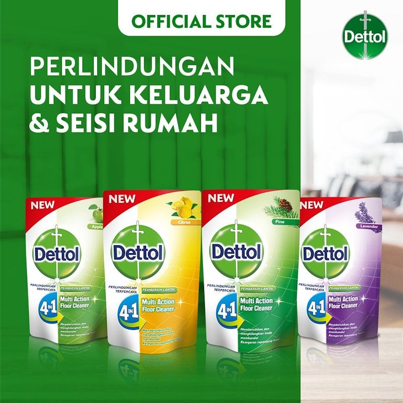 Dettol Pembersih Lantai Antibakteri