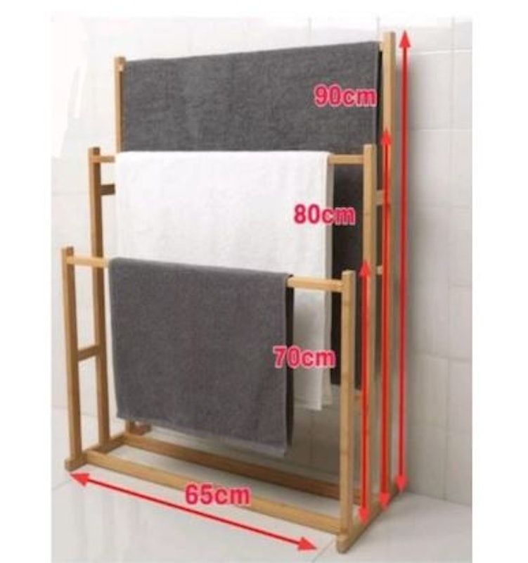 Jemuran Handuk Kayu Serbaguna