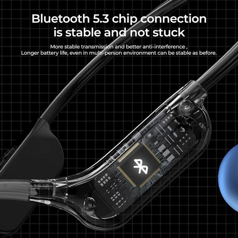 KiiP Wireless Headphone Bluetooth Bone Conduction