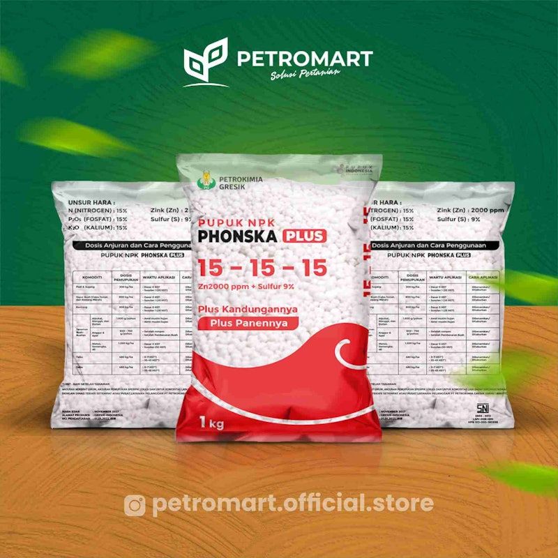 Pupuk NPK Phonska Plus 15-15-15