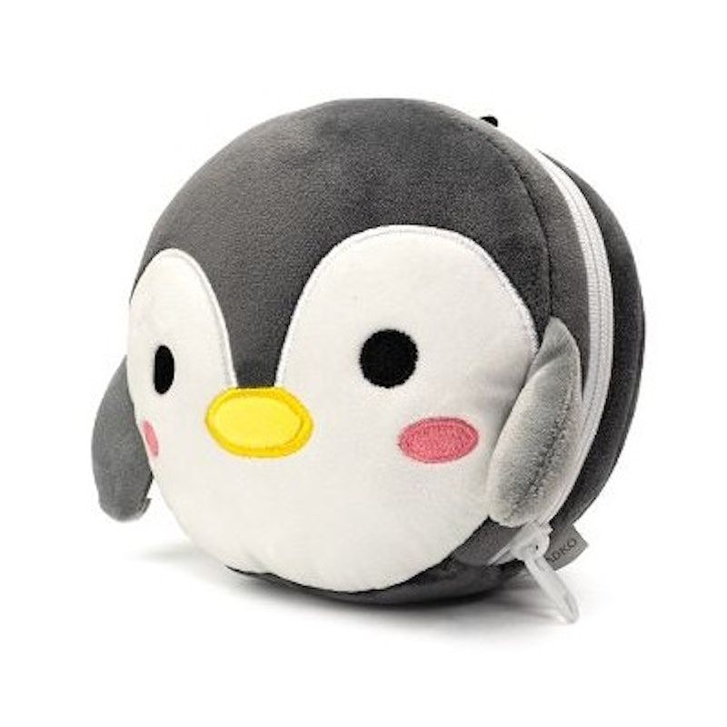 SLADKO Grey Wolf Eye Mask and Neck Pillow Package