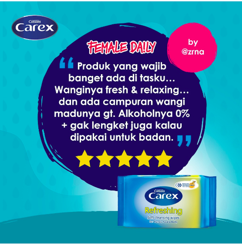 Carex Wipes Refreshing