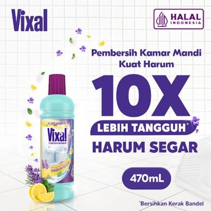 Vixal | Pembersih Kamar Mandi Kuat Harum