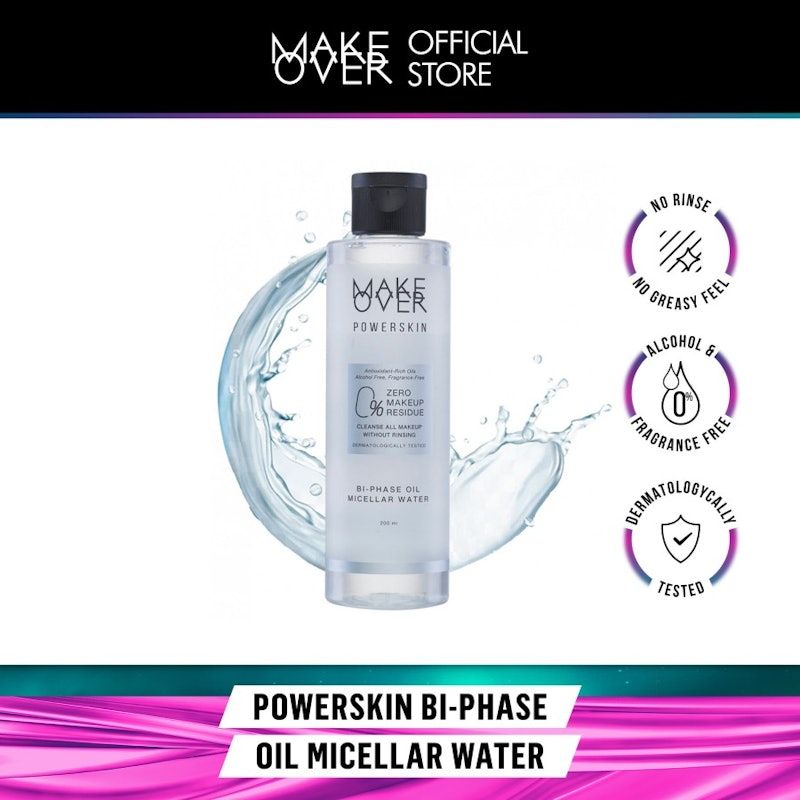 MAKE OVER | Powerskin Bi-Phase Oil Micellar Water