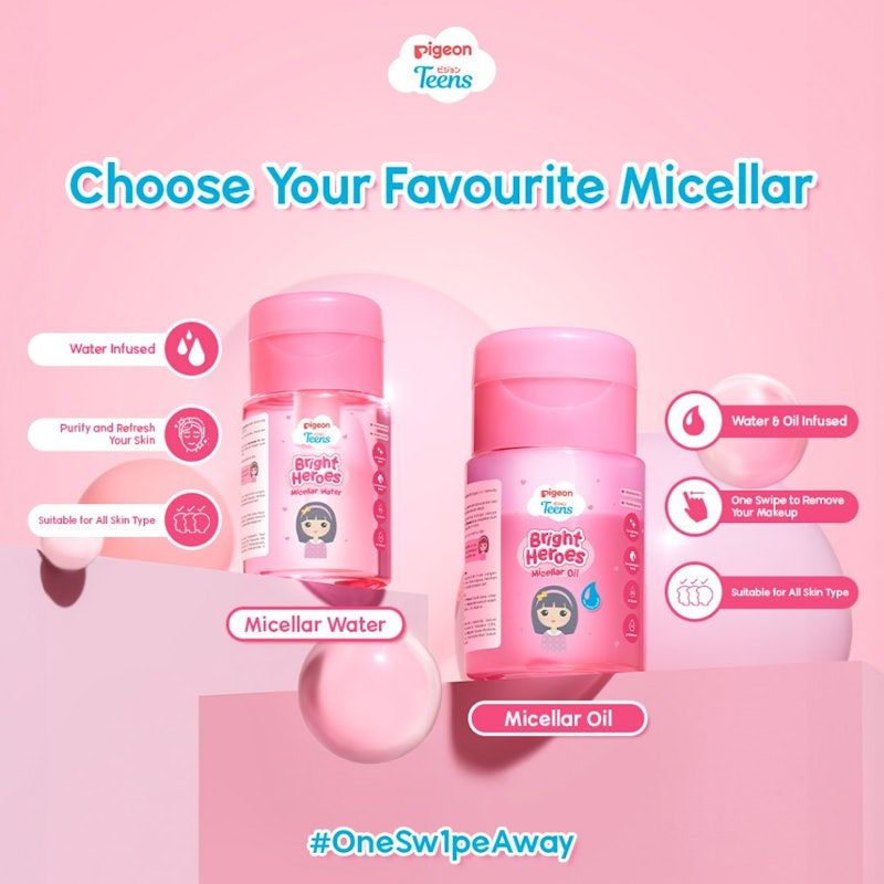 Pigeon | Teens Bright Heroes Micellar Oil