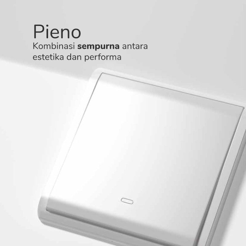 Schneider Electric Pieno Sakelar Lampu 2 Gang 1 Arah