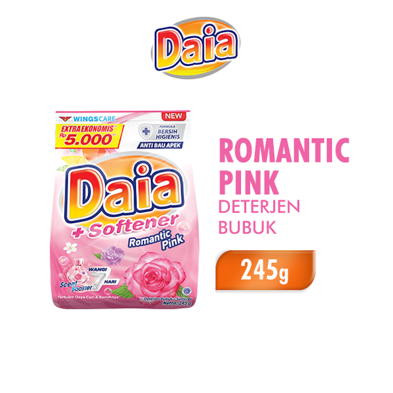 Daia + Softener Romantic Pink 245 g