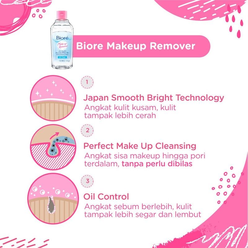 Biore | Make Up Remover Perfect Cleansing Water Oil Clear