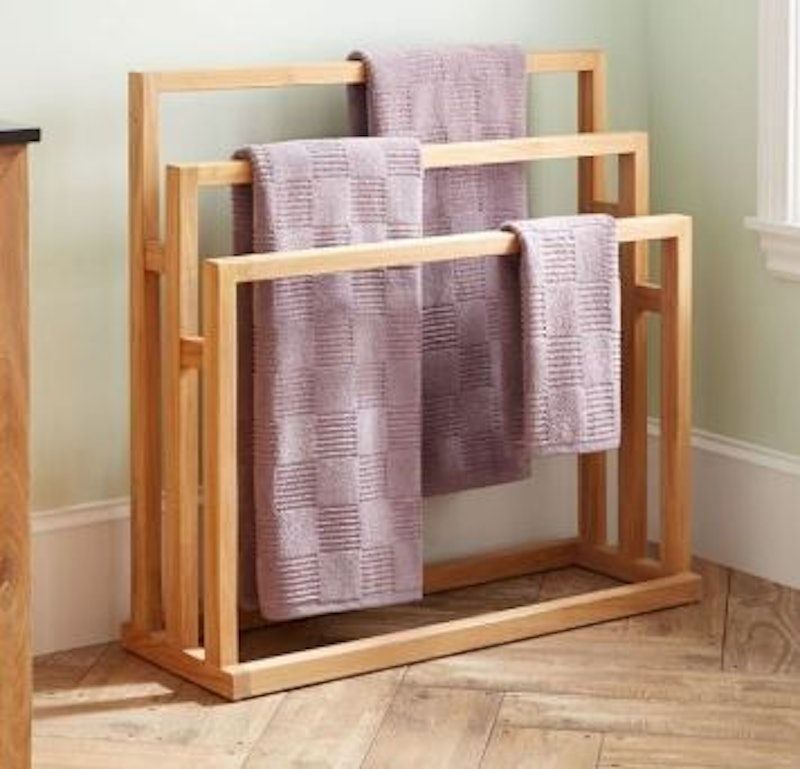 Jemuran Handuk Kayu Serbaguna