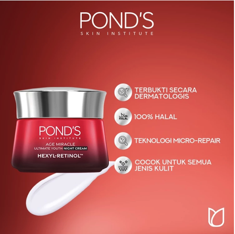 Pond’s | Age Miracle Ultimate Youth Night Cream Hexyl-Retinol