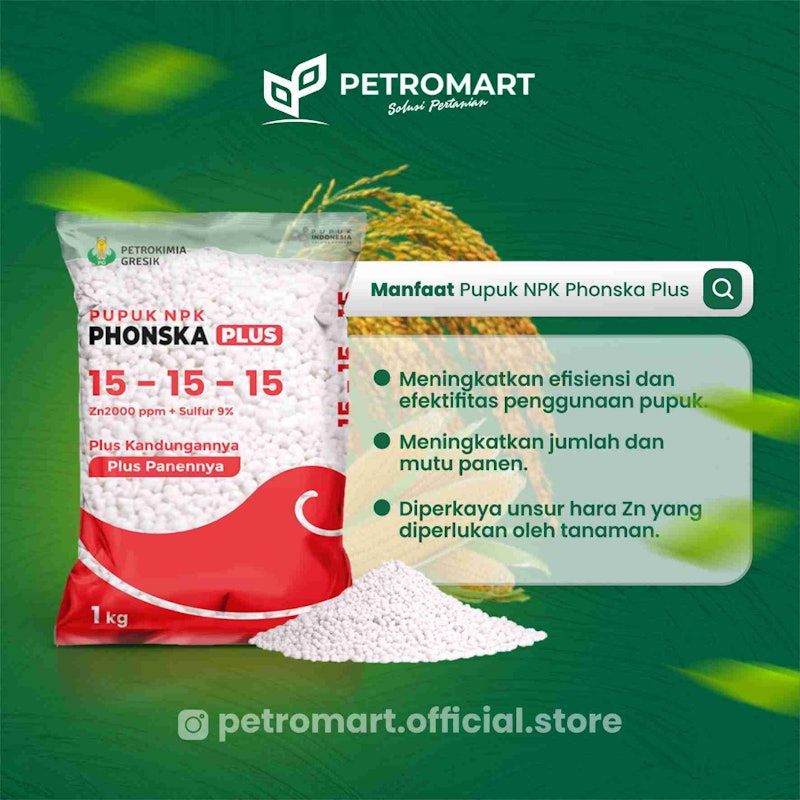 Pupuk NPK Phonska Plus 15-15-15