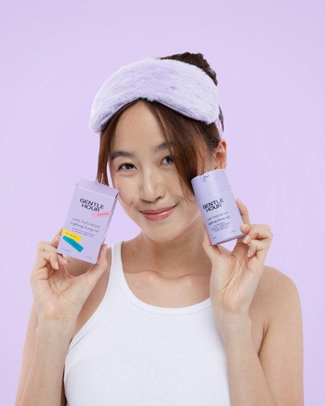 Late This Night Brightening Sleeping Mask