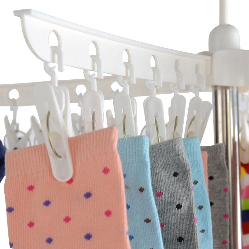 Jemuran Gantungan Baju Bayi 3 Susun Jepitan Baju
