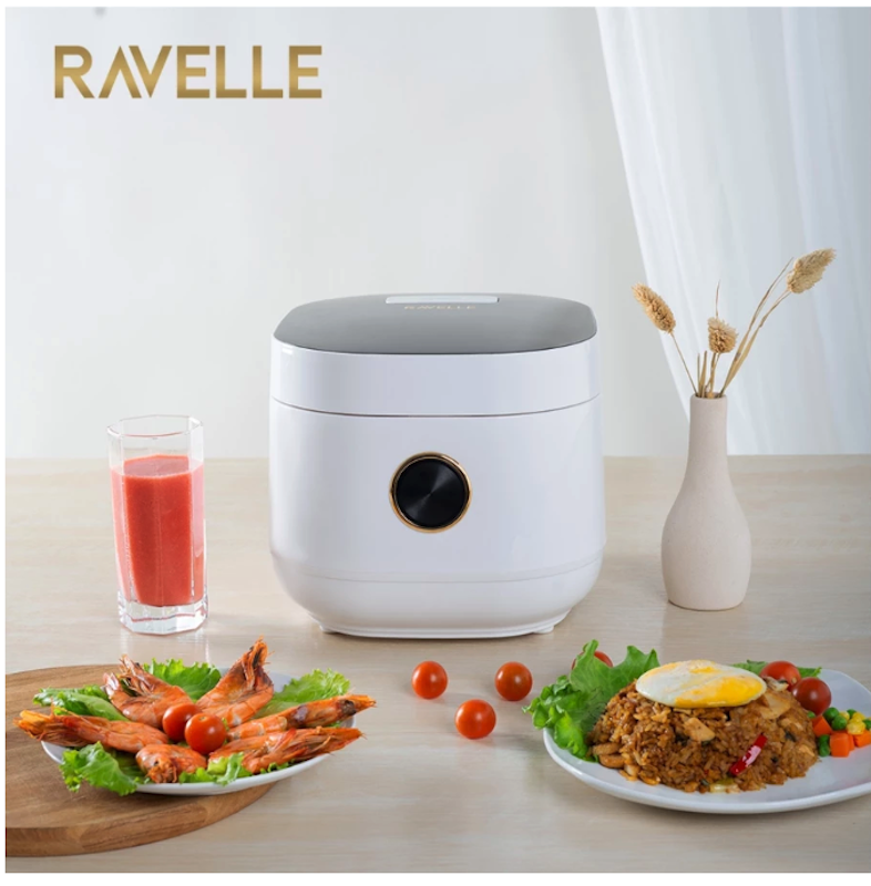 RAVELLE Omni Rice Cooker Digital Low Carbo