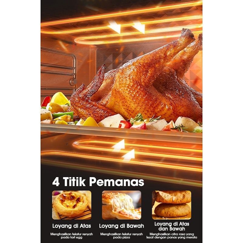 SAMONO Oven Listrik Low Watt 30 Liter