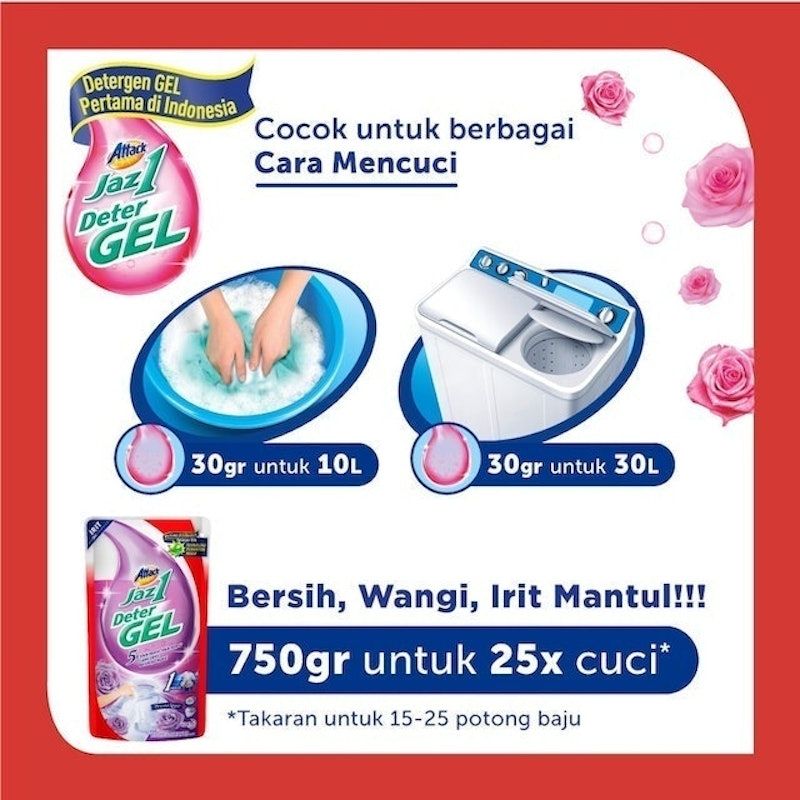 Attack | Jaz1 Pesona Segar Deterjen Cair