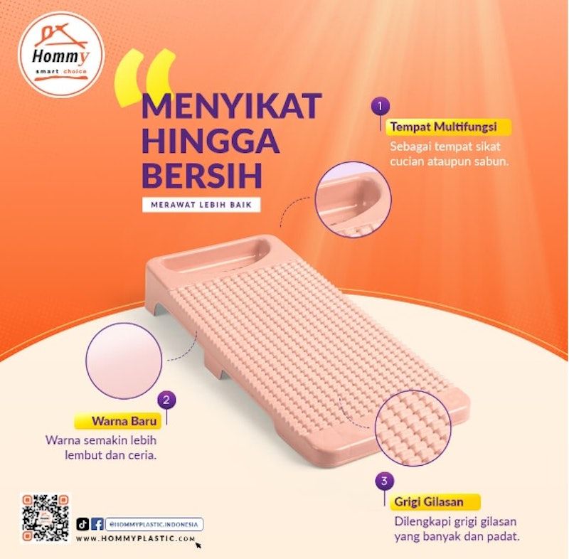 Papan Gilasan Plastik Ursula