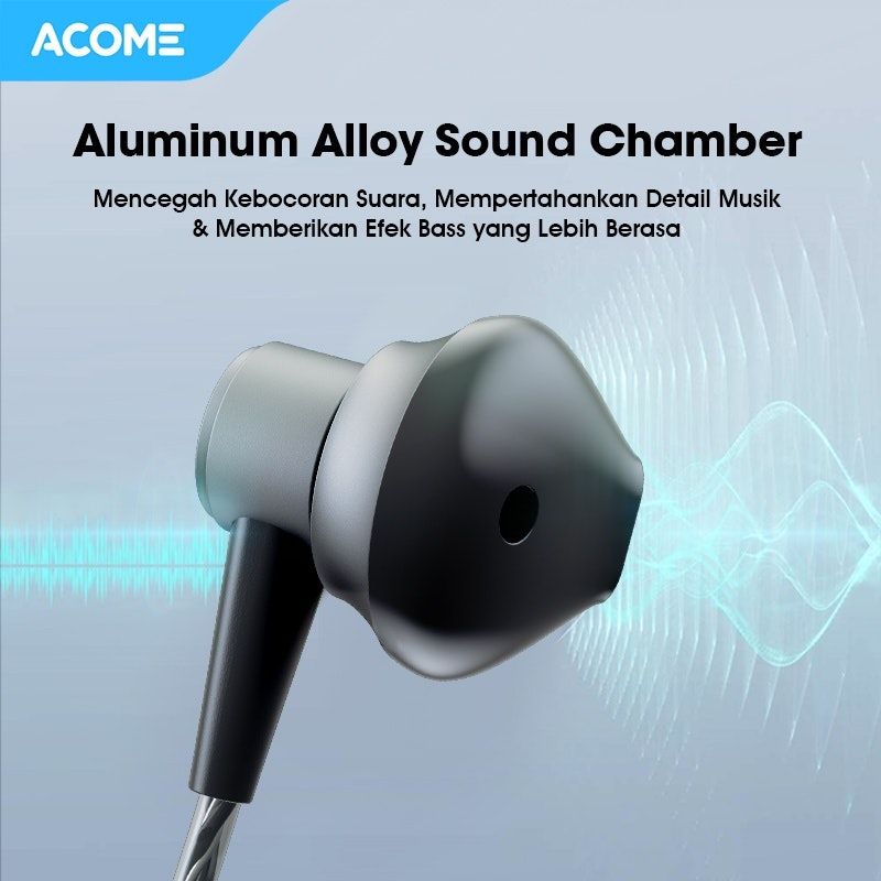Wired Earphone Headset Aluminum Alloy