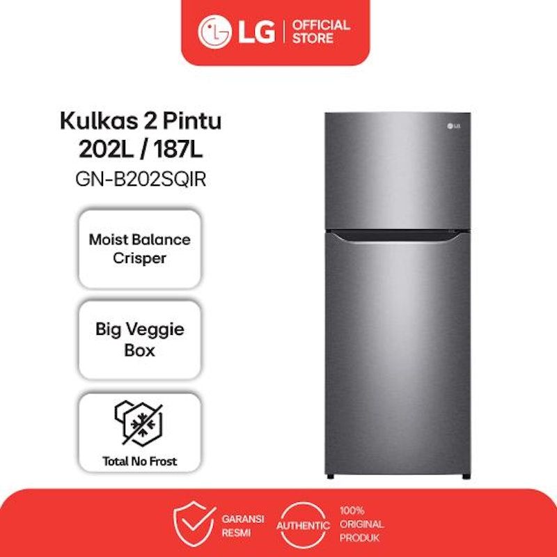LG | Kulkas 2 Pintu 202L / 187L
