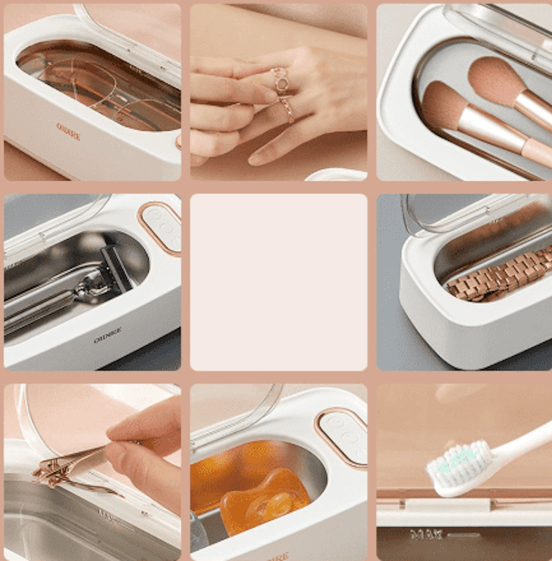 SHERY Mesin Pembersih Kacamata Ultrasonic