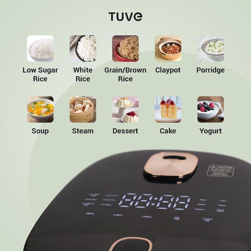 TUVE Rice Cooker Low Carbo Multi Function