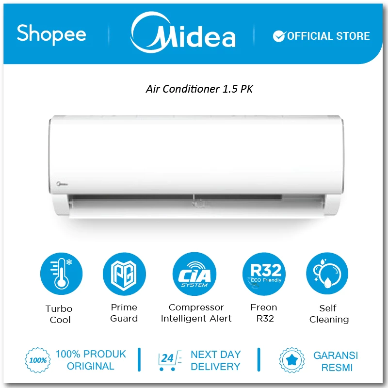 Midea | 1.5 PK Standard AC XtremeDura
