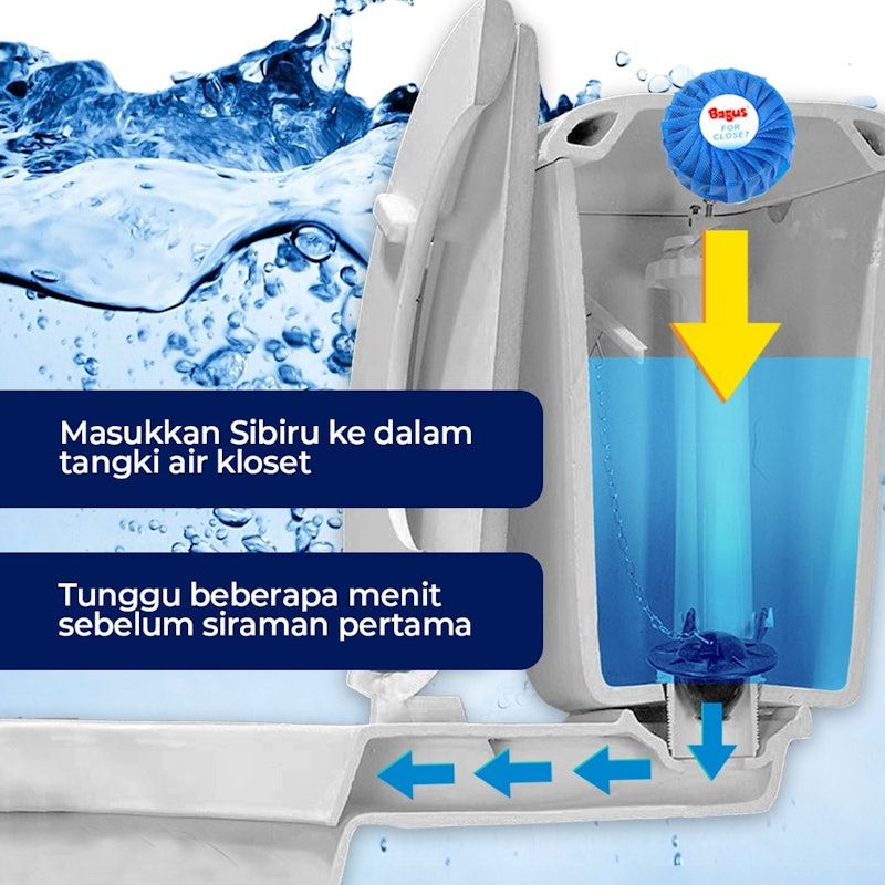 Bagus® | SiBiru Pembersih Kloset