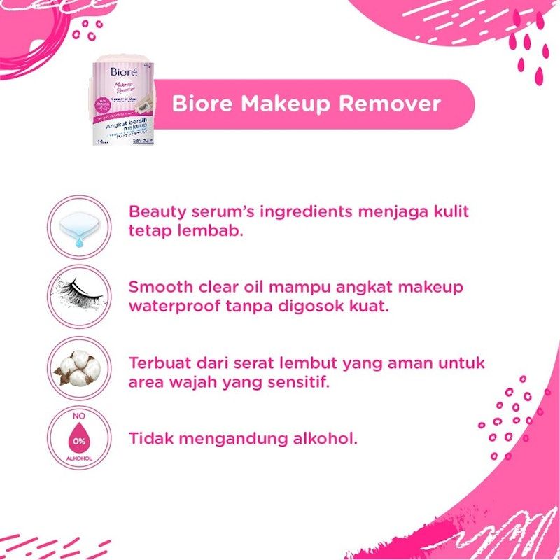 Biore | Make Up Remover Cleansing Oil Sheet