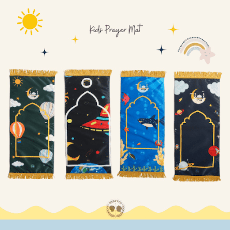 Sajadah Anak Print Anti Slip