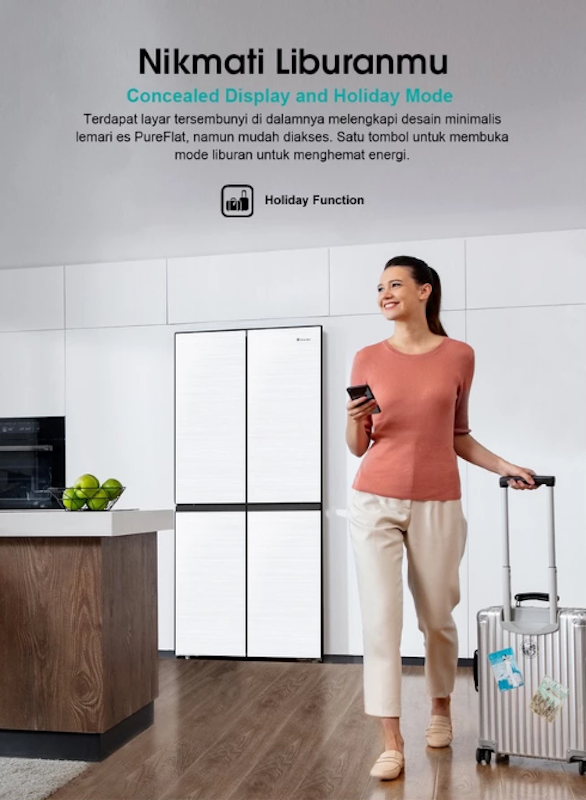 Hisense | Kulkas 4 Pintu 507L White