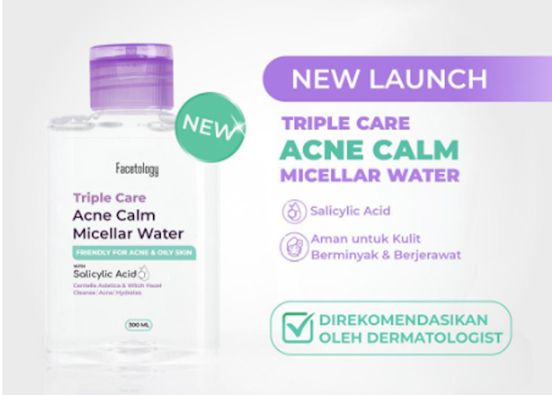 Facetology | Triple Care Acne Calm Micellar Water