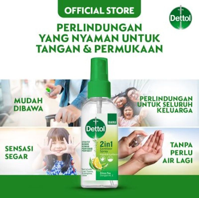 Hand Sanitizer & Surface Spray 2in1