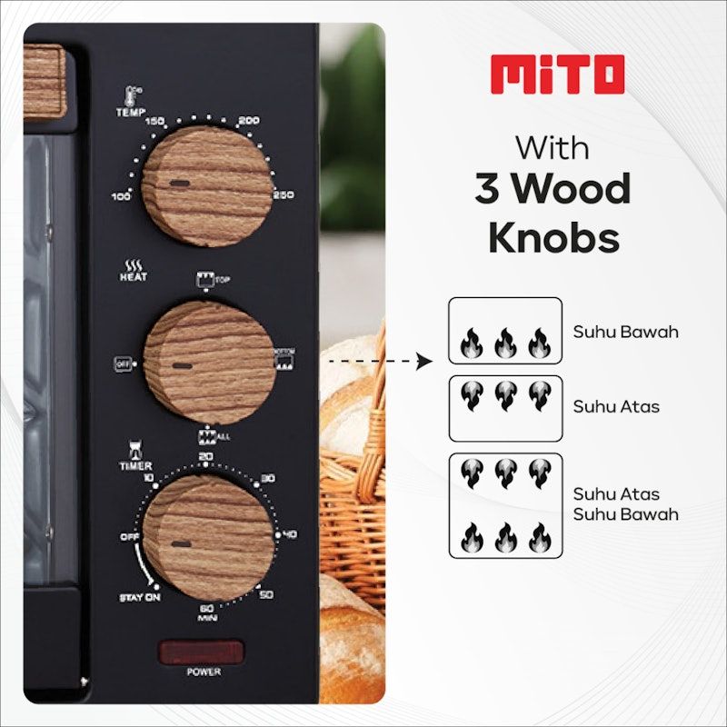 MITO Oven Listrik HIT Wood Series