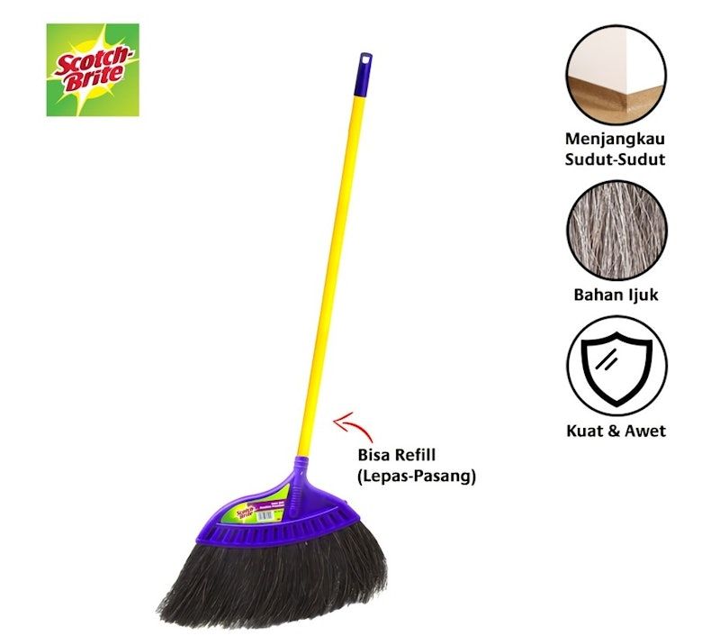 Scotch-Brite Sapu Ijuk Set