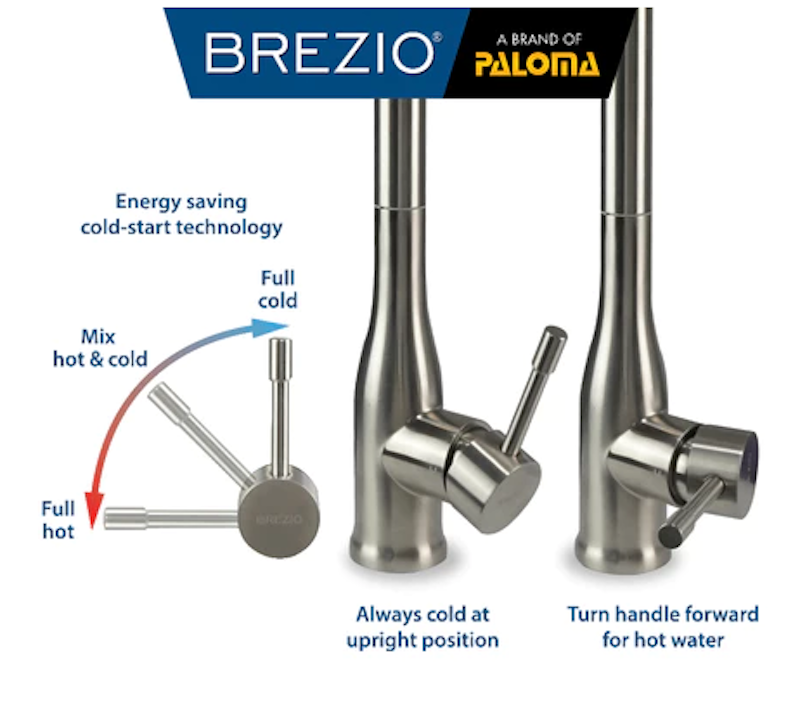 Brezio Bianca Single Lever Sink Tap