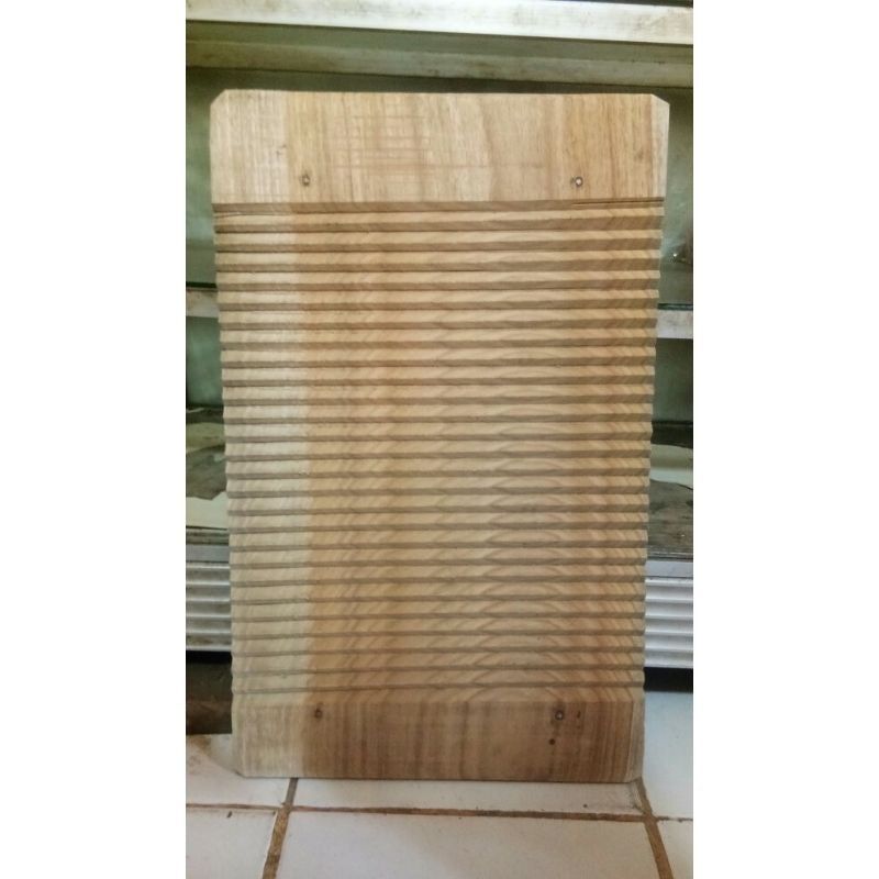 Papan Cuci Baju Kayu